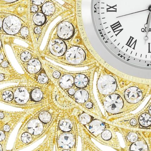 Windsor Desk Clock, Gold by Olivia Riegel