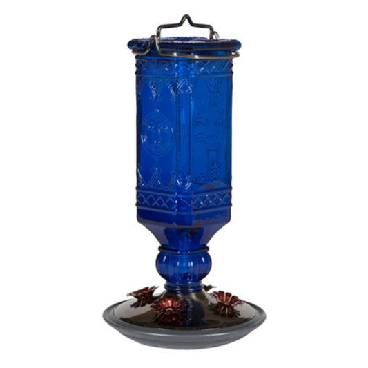 Woodstream 8117-2 Hummingbird Bottle Feeder, Cobalt Blue, 16 Oz