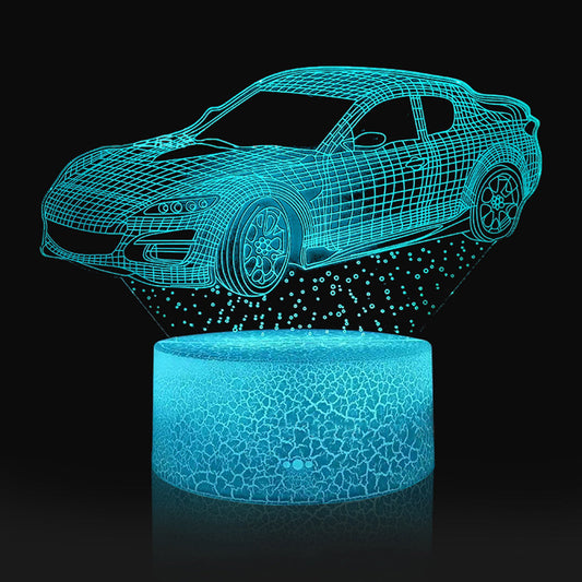 Car Led Lamp Led Lights Lamp Trendy Night Lamp - Nissan Skyline Gtr Changing Colors Lamp Handmade Led Table Lamp Gift for Him