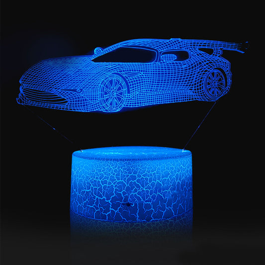 Car 3D Illusion Acrylic Led Lamp Bedroom Decor Birthday Gift Super car Acrylic Lamp