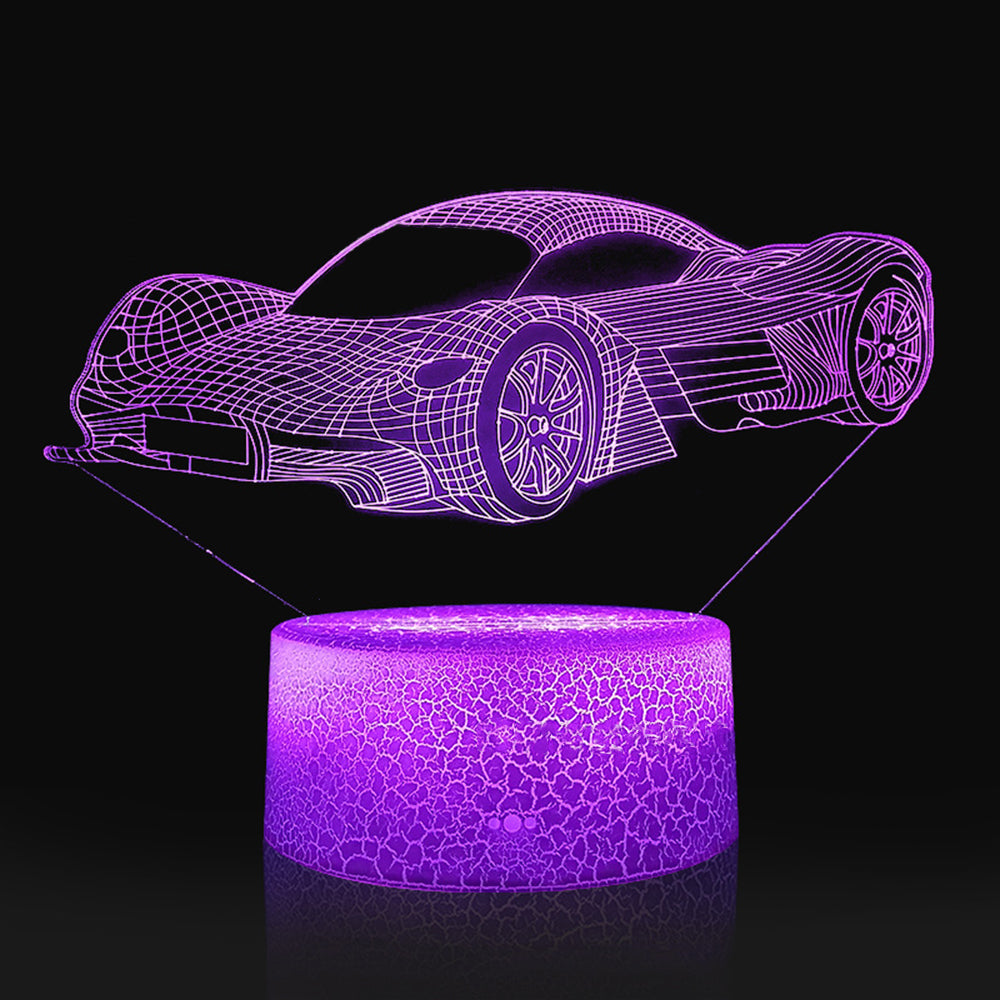 Super car Super Car Acrylic Night Light Led Light Creative Gift Small Table Neon Lamp