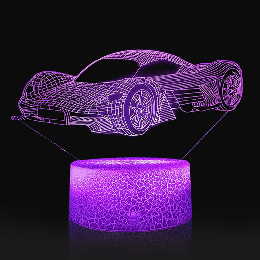 Super car Super Car Acrylic Night Light Led Light Creative Gift Small Table Neon Lamp