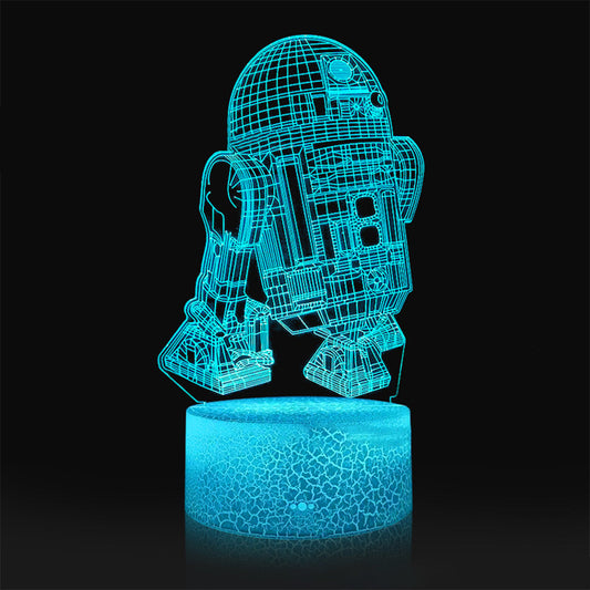 Star Wars 3D Light Acrylic 3D Led Lamp Light for Children Birthday Christmas Gifts Bedroom Decoration for Girls