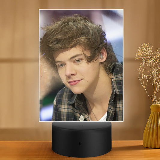Harry Styles Lamp Classic Celebrity Night Light Restless Hearts by Harry Styles Lamp