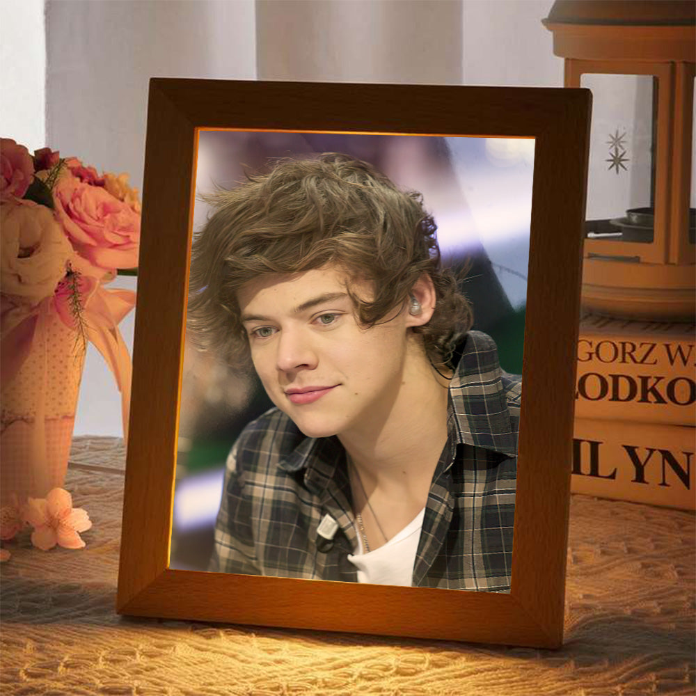 Harry Styles Lamp Classic Celebrity Night Light Restless Hearts by Harry Styles Lamp