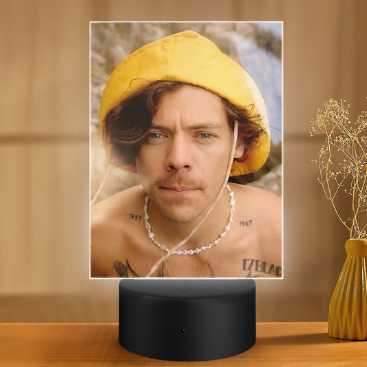 Harry Styles Lamp Classic Celebrity Night Light Golden by Harry Styles Lamp