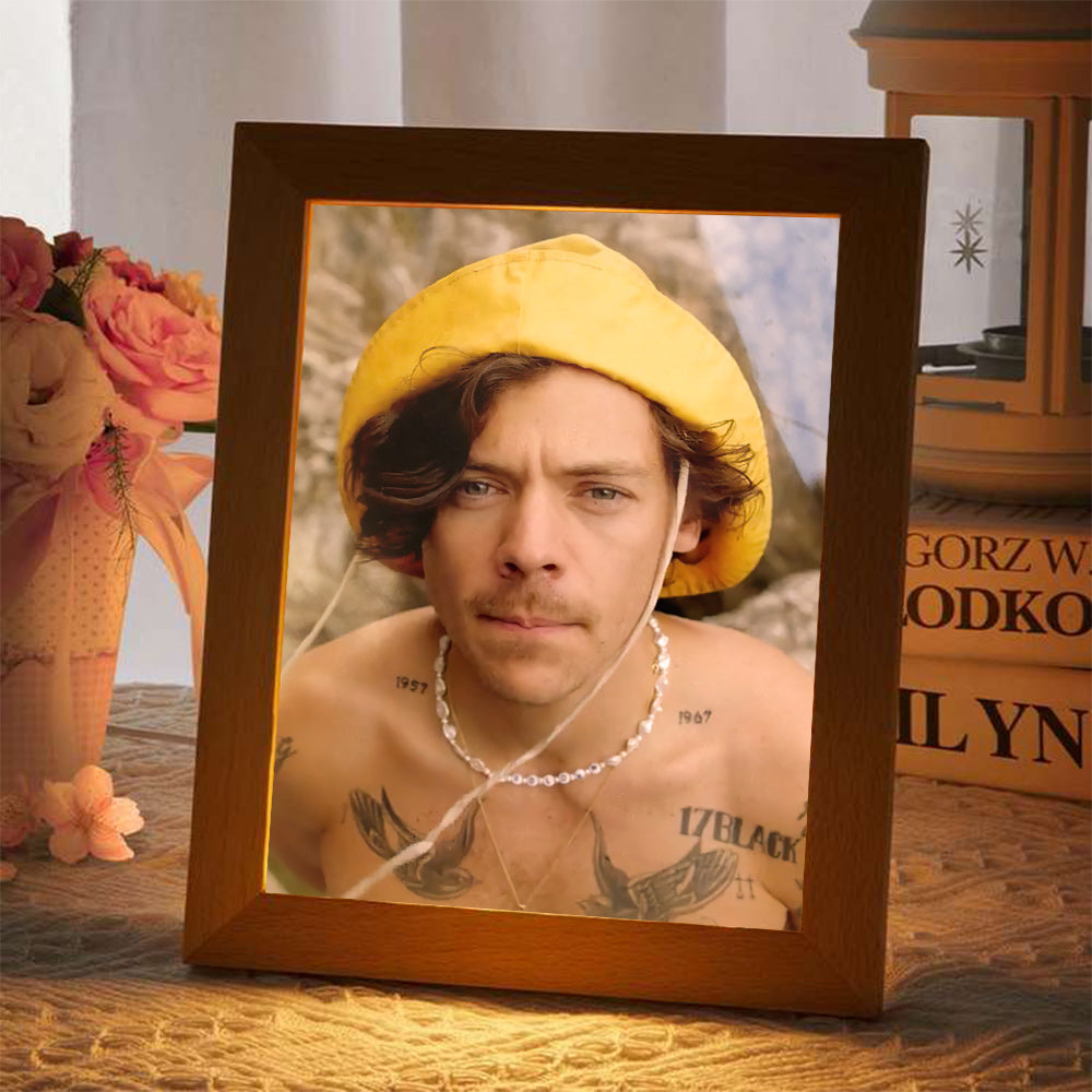 Harry Styles Lamp Classic Celebrity Night Light Golden by Harry Styles Lamp