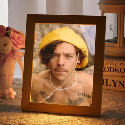 Harry Styles Lamp Classic Celebrity Night Light Golden by Harry Styles Lamp