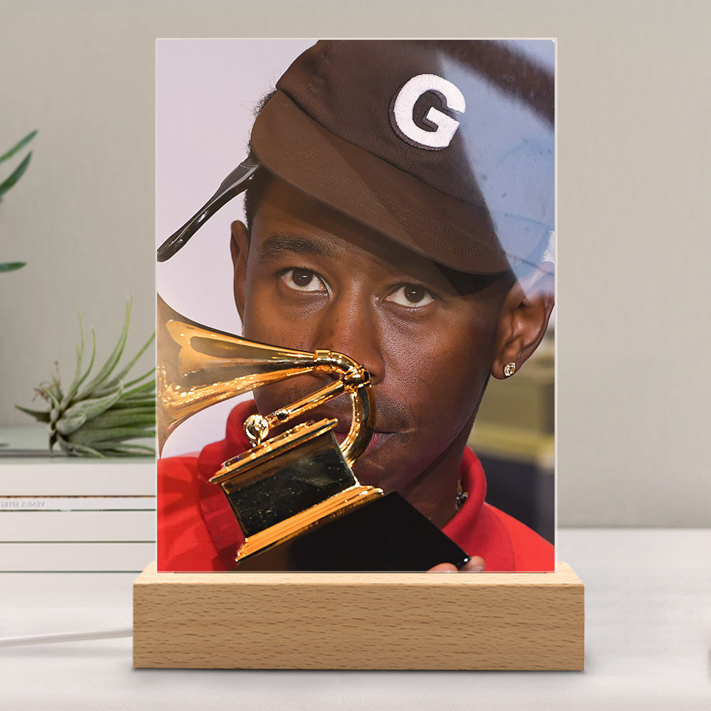 Tyler The Creator Lamp Classic Celebrity Night Light Grammy Win by Tyler The Creator Lamp
