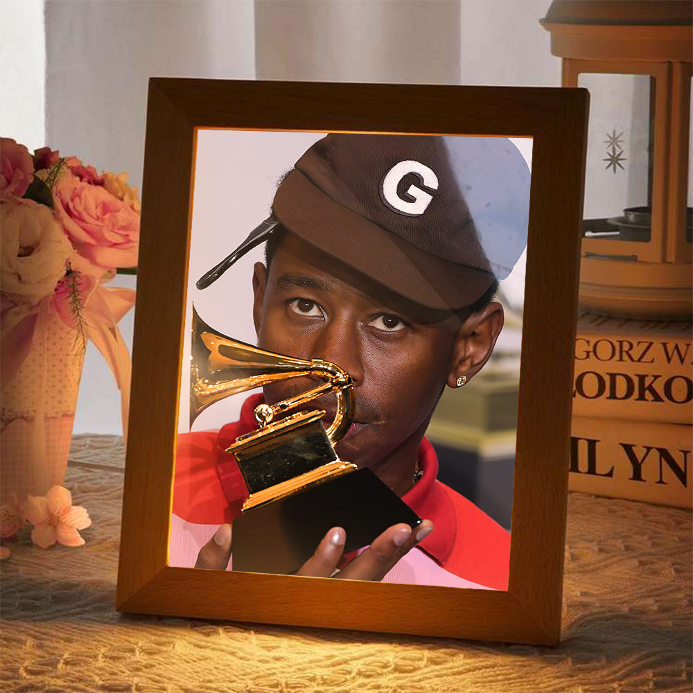 Tyler The Creator Lamp Classic Celebrity Night Light Grammy Win by Tyler The Creator Lamp
