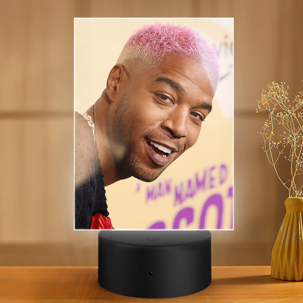 Kid Cudi Lamp Classic Celebrity Night Light Don't Look Up by Kid Cudi Lamp