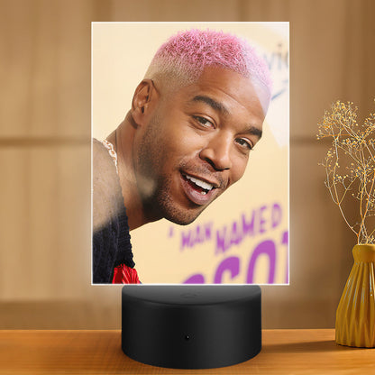 Kid Cudi Lamp Classic Celebrity Night Light Don't Look Up by Kid Cudi Lamp