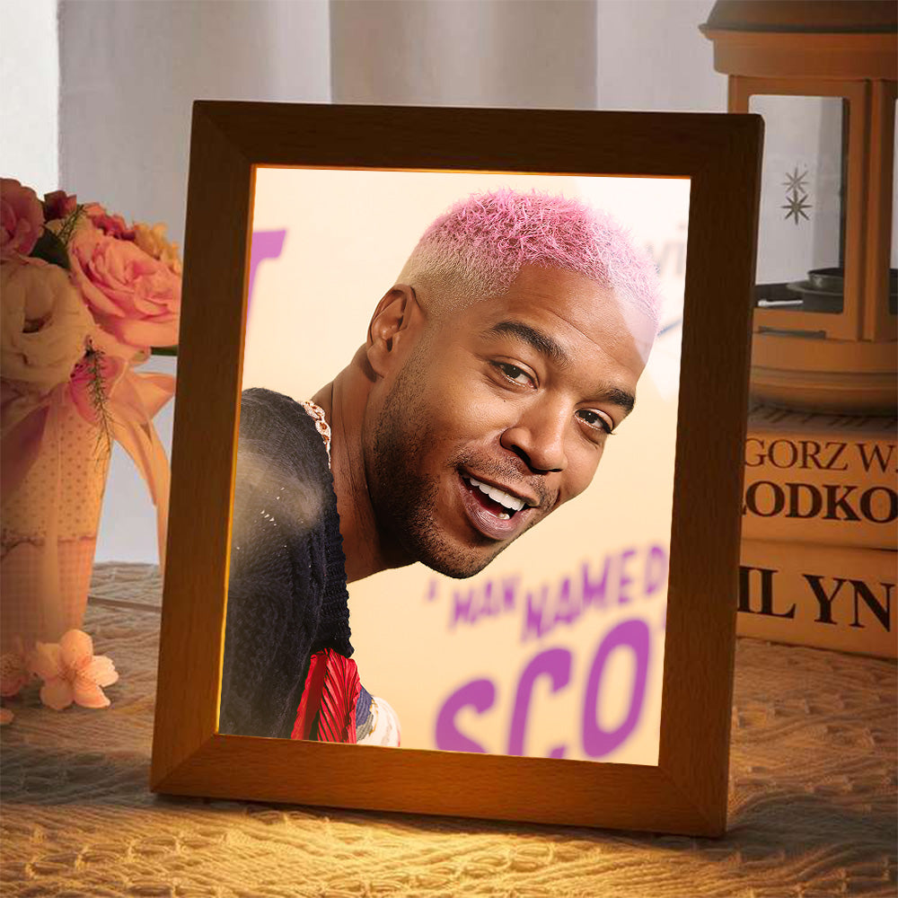 Kid Cudi Lamp Classic Celebrity Night Light Don't Look Up by Kid Cudi Lamp