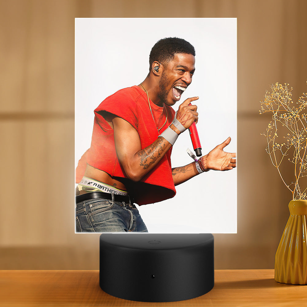 Kid Cudi Lamp Classic Celebrity Night Light Hip Hop Scriptures by Kid Cudi Lamp