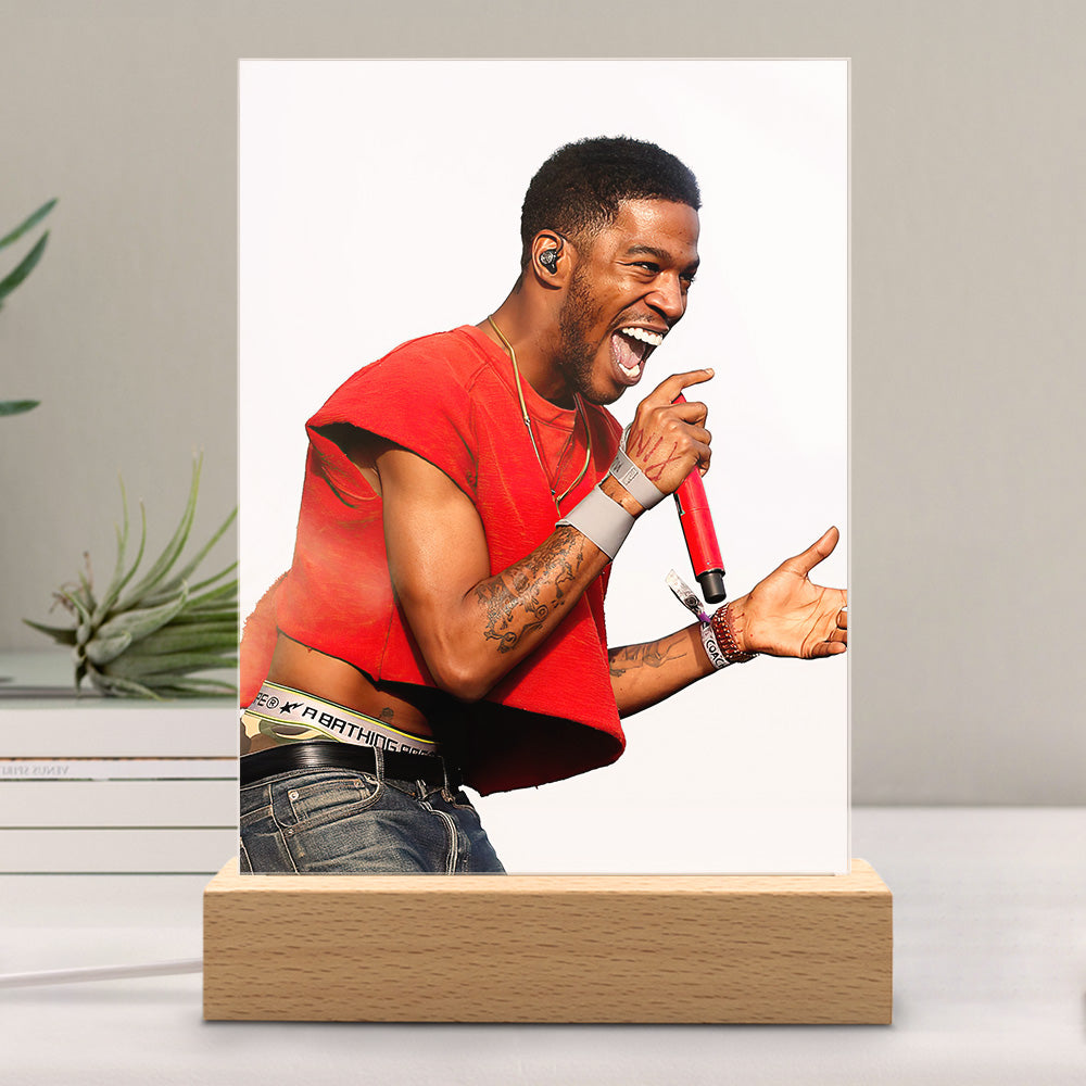 Kid Cudi Lamp Classic Celebrity Night Light Hip Hop Scriptures by Kid Cudi Lamp