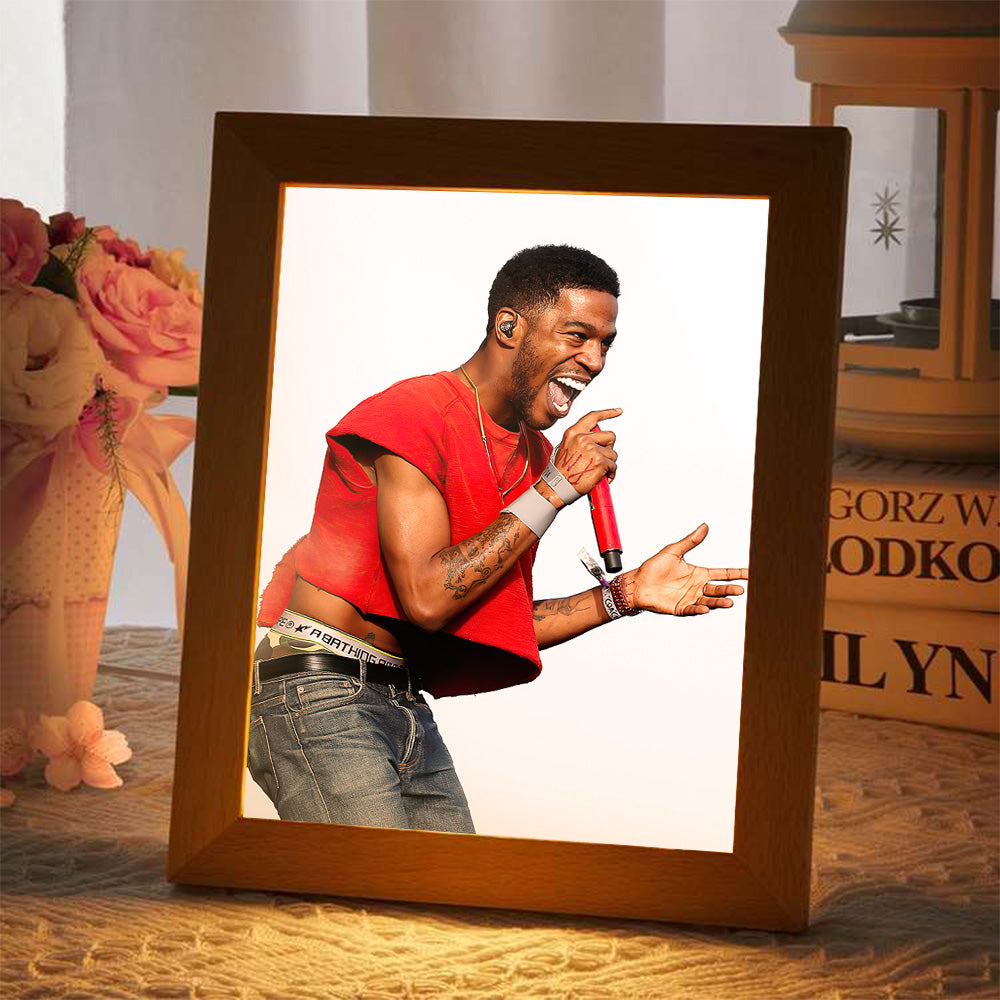 Kid Cudi Lamp Classic Celebrity Night Light Hip Hop Scriptures by Kid Cudi Lamp