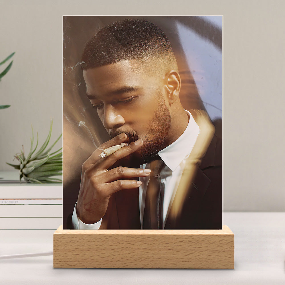 Kid Cudi Lamp Classic Celebrity Night Light Man on the Moon III by Kid Cudi Lamp