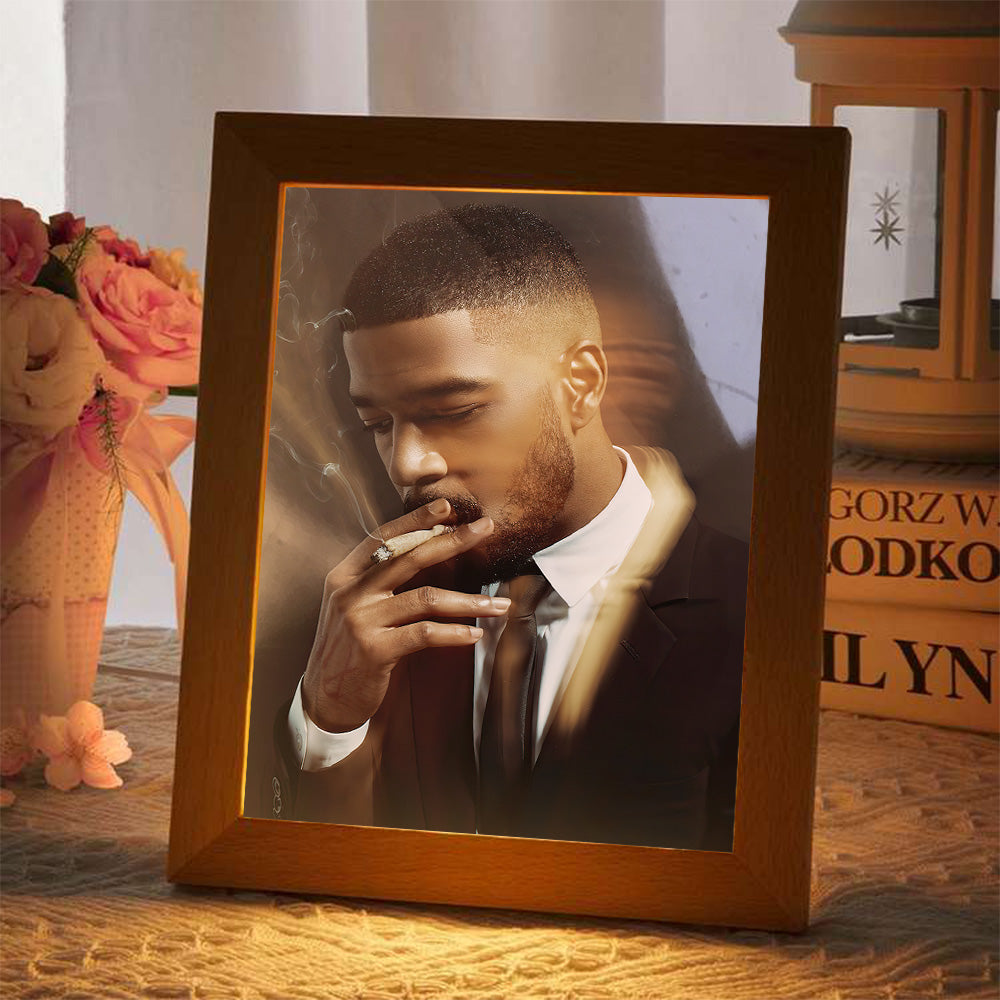 Kid Cudi Lamp Classic Celebrity Night Light Man on the Moon III by Kid Cudi Lamp