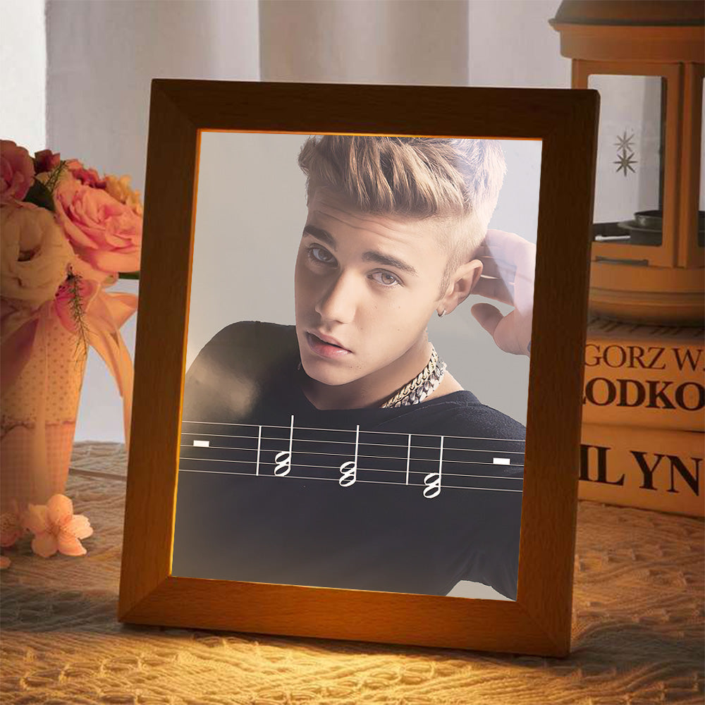 Justin Bieber Lamp Classic Celebrity Night Light Love Yourself by Justin Bieber Lamp