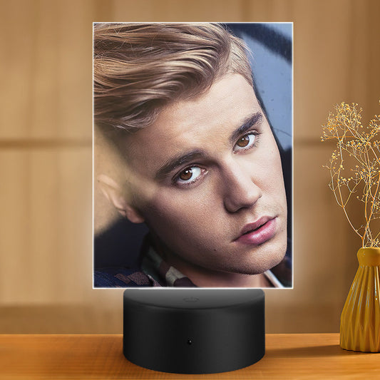 Justin Bieber Lamp Classic Celebrity Night Light Boyfriend by Justin Bieber Lamp