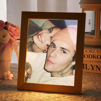 Justin Bieber Lamp Classic Celebrity Night Light Justin Bieber and Hailey by Justin Bieber Lamp