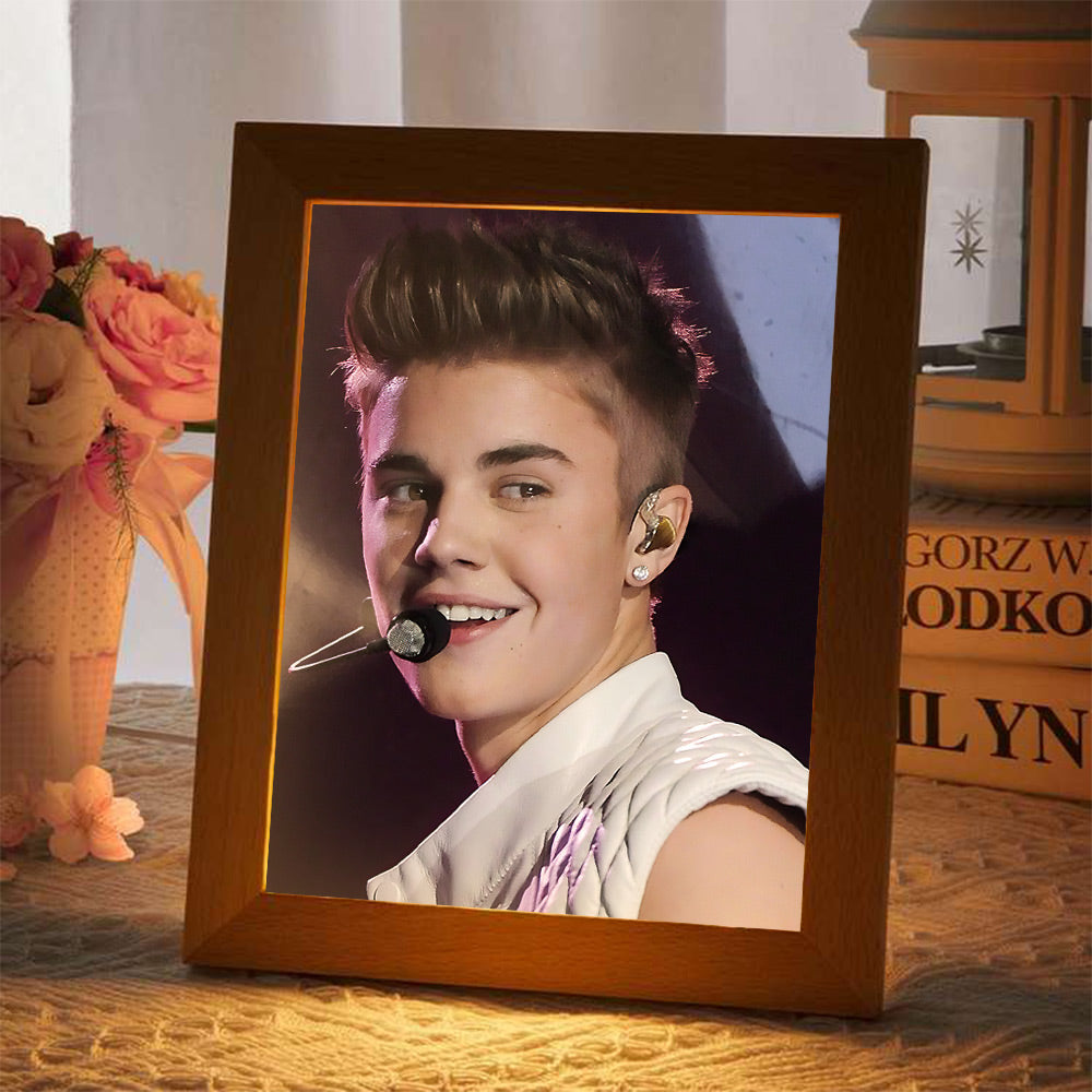 Justin Bieber Lamp Classic Celebrity Night Light Justin Bieber 2013 by Justin Bieber Lamp
