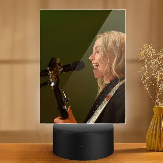 Phoebe Bridgers Lamp Classic Celebrity Night Light Austin City Limits by Phoebe Bridgers Lamp with Plastic Base