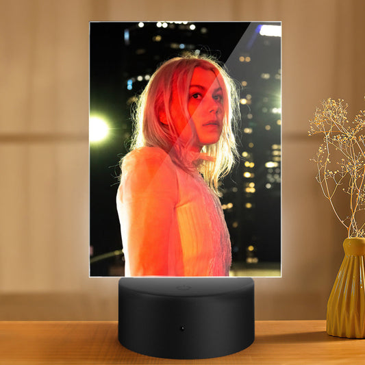 Phoebe Bridgers Lamp Classic Celebrity Night Light Graceland Too by Phoebe Bridgers Lamp with Plastic Base