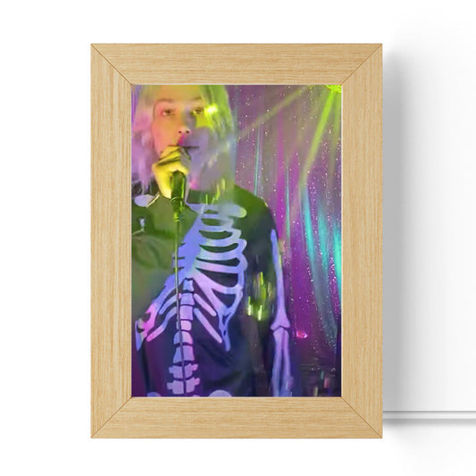 Phoebe Bridgers Lamp Classic Celebrity Night Light Kyoto by Phoebe Bridgers Lamp with Wooden Frame