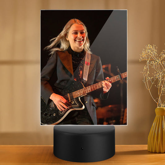 Phoebe Bridgers Lamp Classic Celebrity Night Light Live Show by Phoebe Bridgers Lamp with Plastic Base