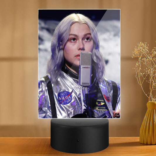 Phoebe Bridgers Lamp Classic Celebrity Night Light Moon Song by Phoebe Bridgers Lamp with Plastic Base