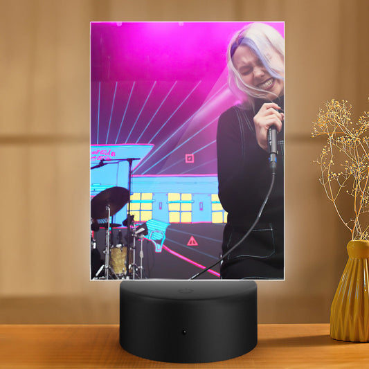 Phoebe Bridgers Lamp Classic Celebrity Night Light Punisher by Phoebe Bridgers Lamp with Plastic Base