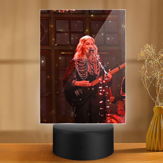 Phoebe Bridgers Lamp Classic Celebrity Night Light Saturday Night Live Stage by Phoebe Bridgers Lamp with Plastic Base