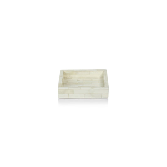 Maha White Bone Inlay Tray