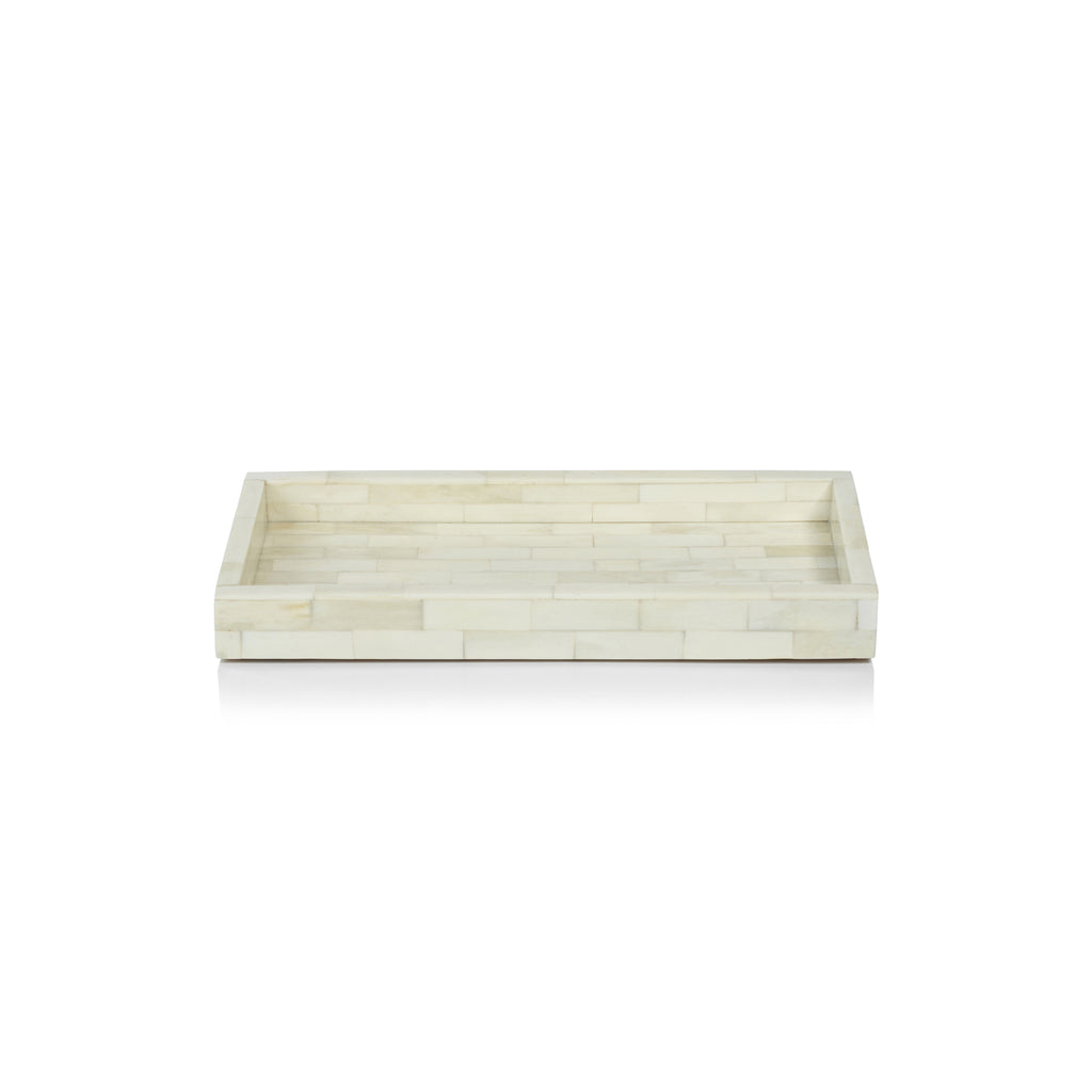 Maha White Bone Inlay Tray