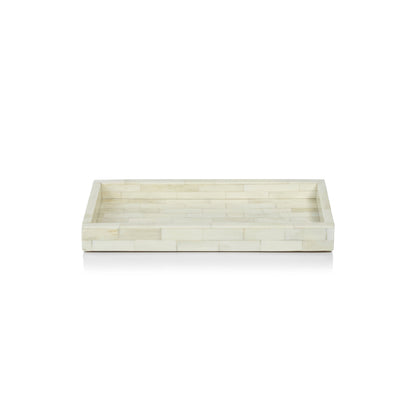 Maha White Bone Inlay Tray