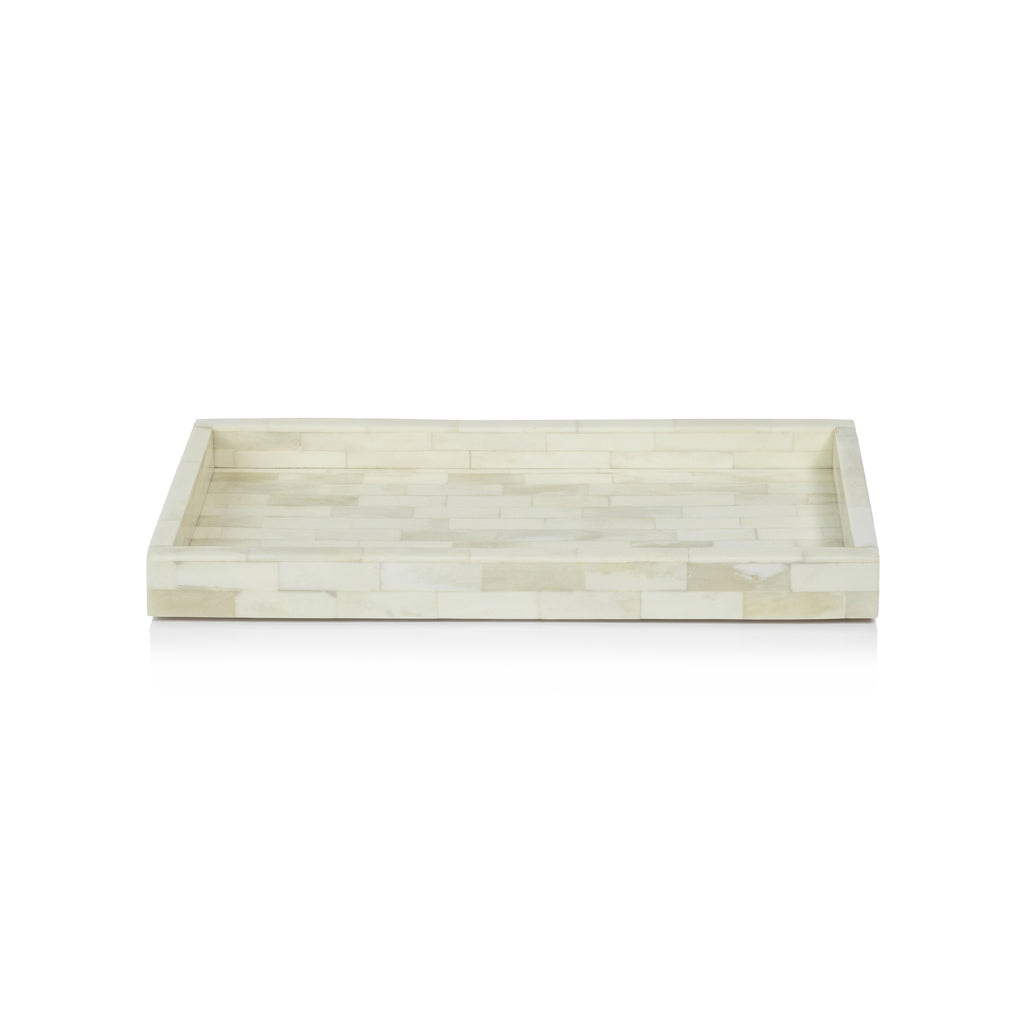 Maha White Bone Inlay Tray