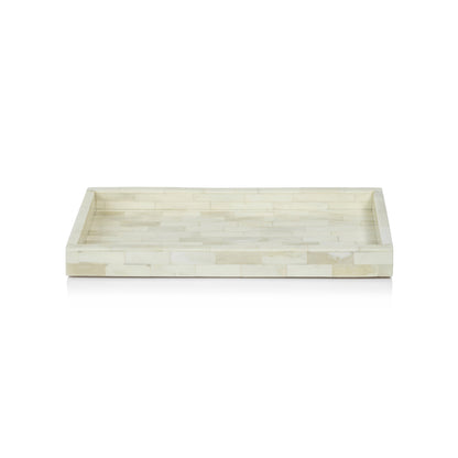 Maha White Bone Inlay Tray
