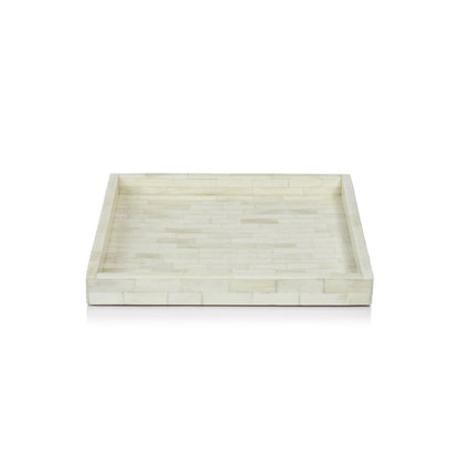 Maha White Bone Inlay Tray