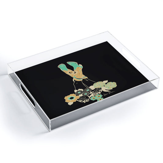 Love Stoned Cowboy Boots Acrylic Tray (DS) DD