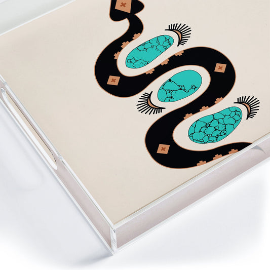 Southwestern Slither Acrylic Tray (DS) DD