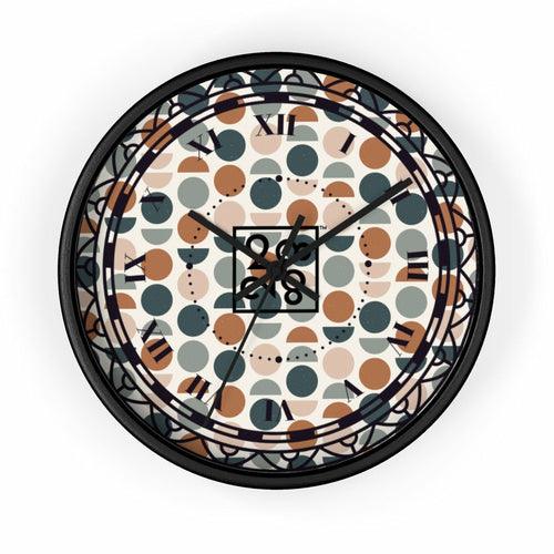 2882Time™ Halves & Wholes Retro Dot Geometric Clock - zoter Shop