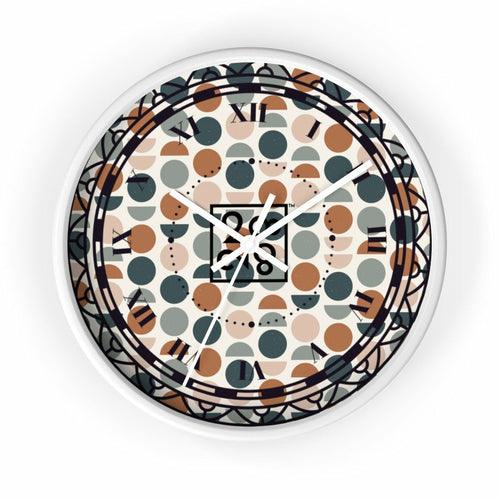 2882Time™ Halves & Wholes Retro Dot Geometric Clock - zoter Shop