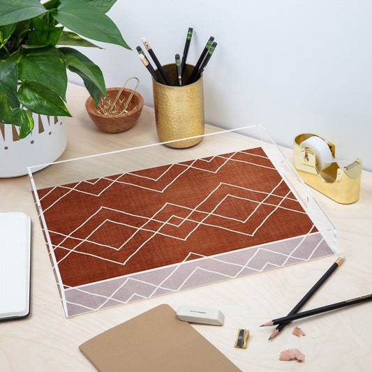 Nudo Rust Acrylic Tray (DS) DD