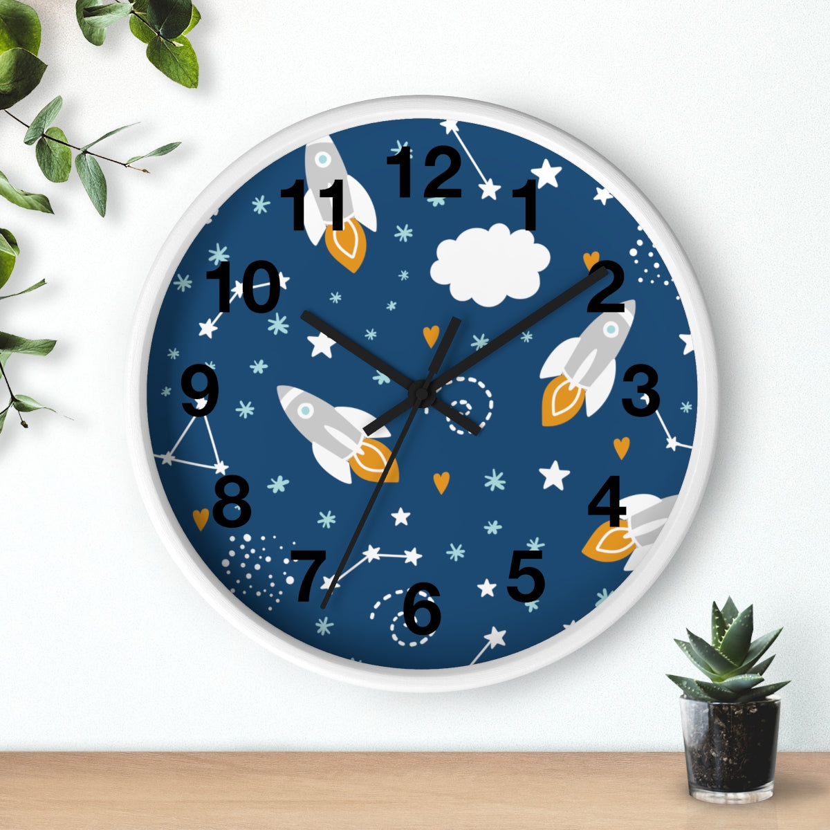 Outer Space Wall Clock