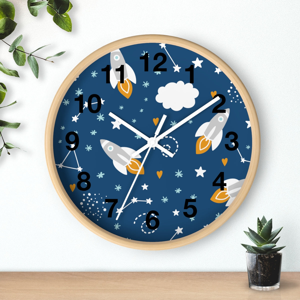 Outer Space Wall Clock