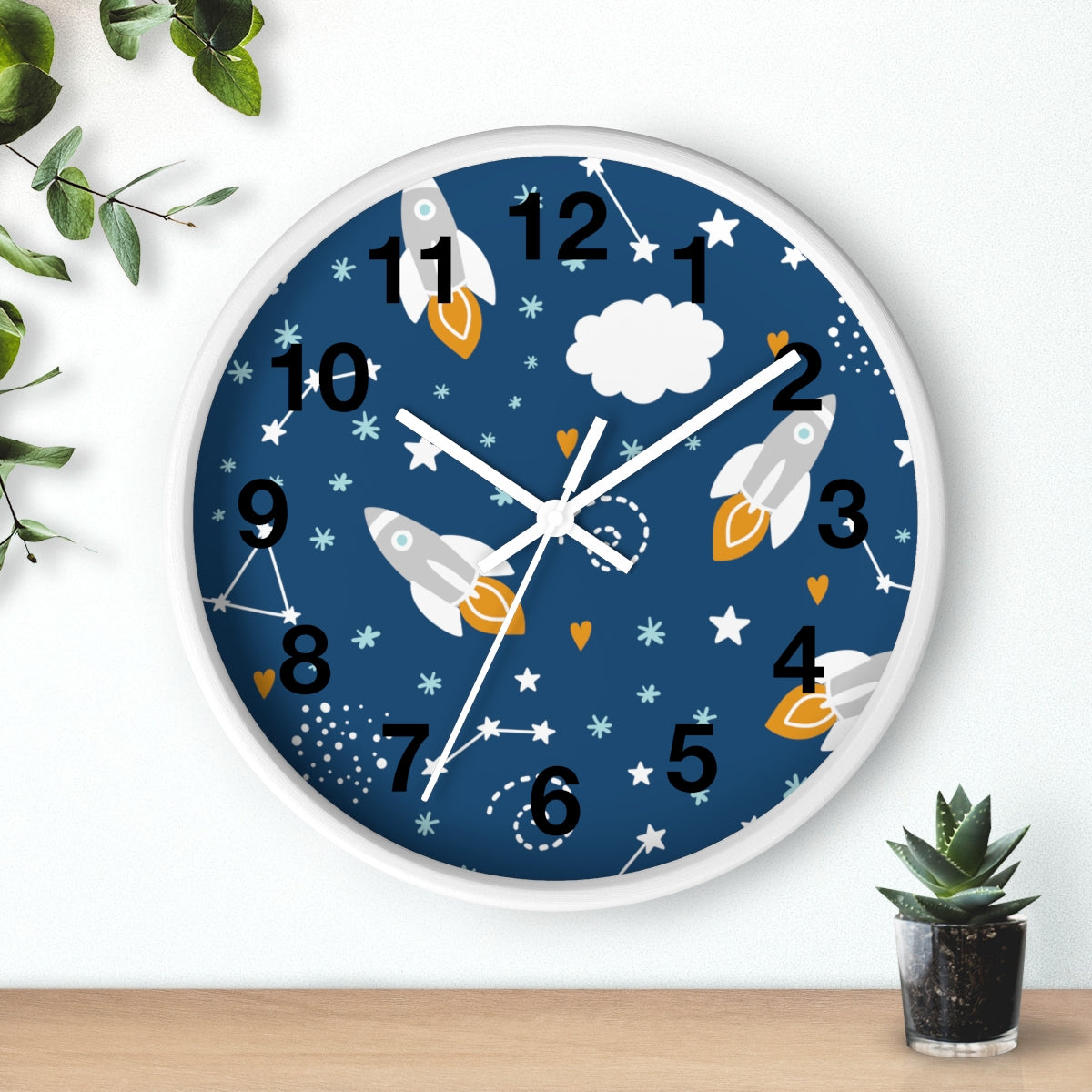 Outer Space Wall Clock