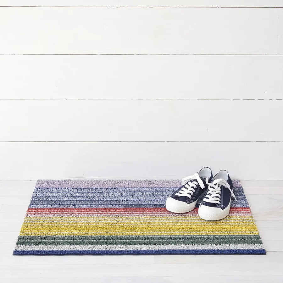 Chilewich Shag Mat Pop Stripe Multi