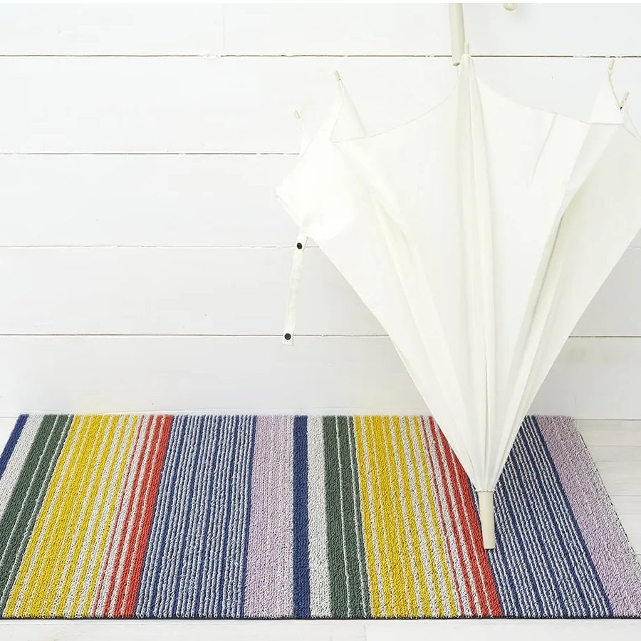 Chilewich Shag Mat Pop Stripe Multi