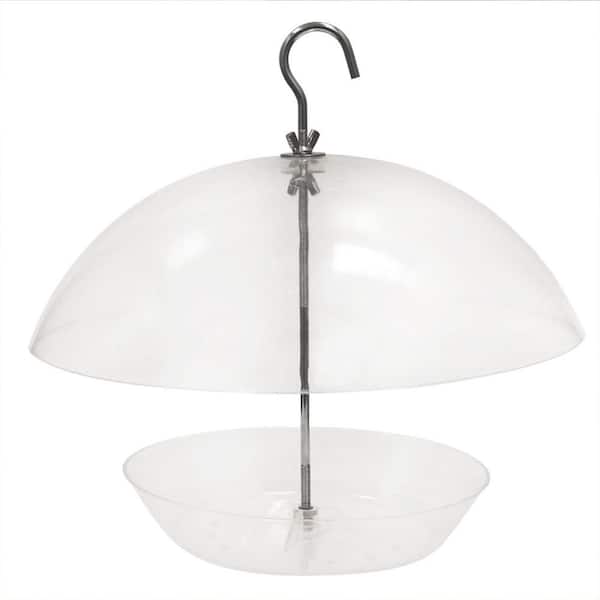 Hanging Pole Mounted Dome Bird Feeder High Quality Solid Plastic